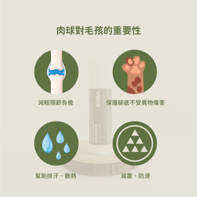 新品 ◤蘇依沙SUISA 寵物 滋潤型護掌棒 15g 護掌/腳掌滋潤/防腳掌乾裂/肉球保溼/護爪/足部護理 犬貓適用-細節圖5