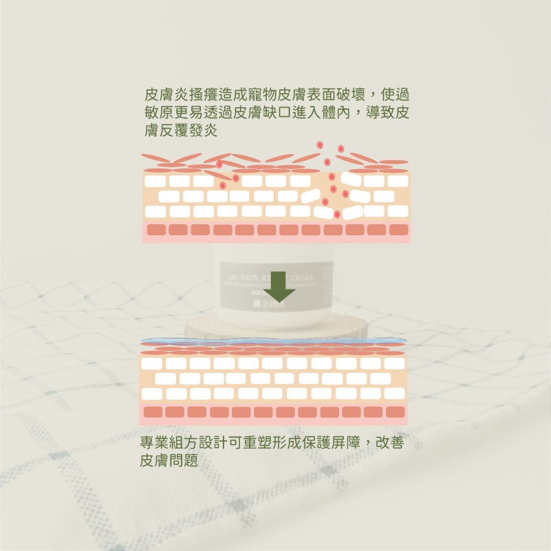 ◤蘇依沙SUISA 寵物 燕麥皮膚修復霜 20g 減緩乾癢-細節圖6