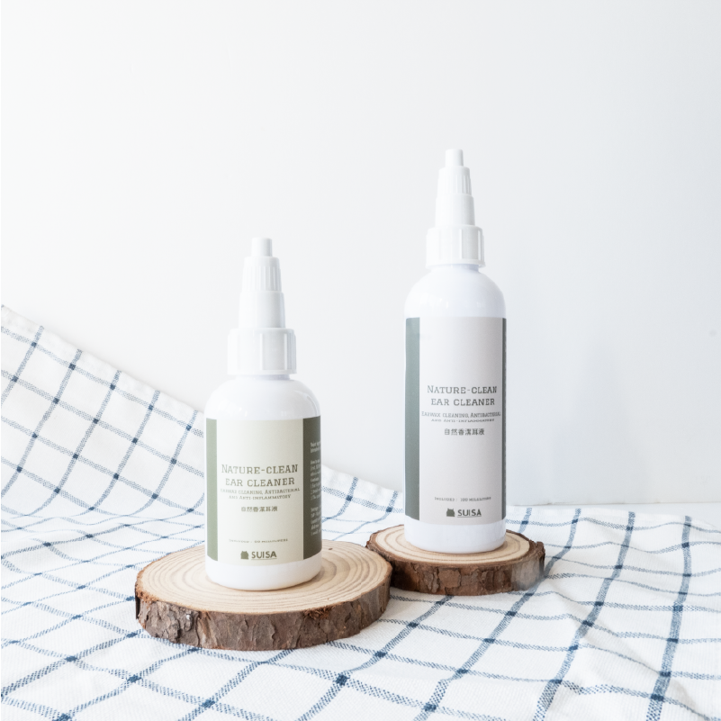 大包裝新上市 ◤蘇依沙SUISA ｜耳朵清潔 潔耳液 耳朵異味 耳垢清潔 耳朵保養 犬貓適用 60ml/100ml-細節圖3