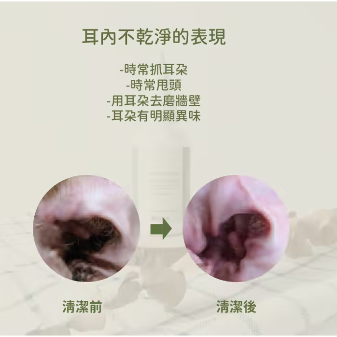 SUISA蘇依沙 寵物自然香潔耳液｜犬貓洗耳液 狗狗貓咪耳朵清潔 耳垢清潔 日常耳部護理 60ml/100ml-細節圖4