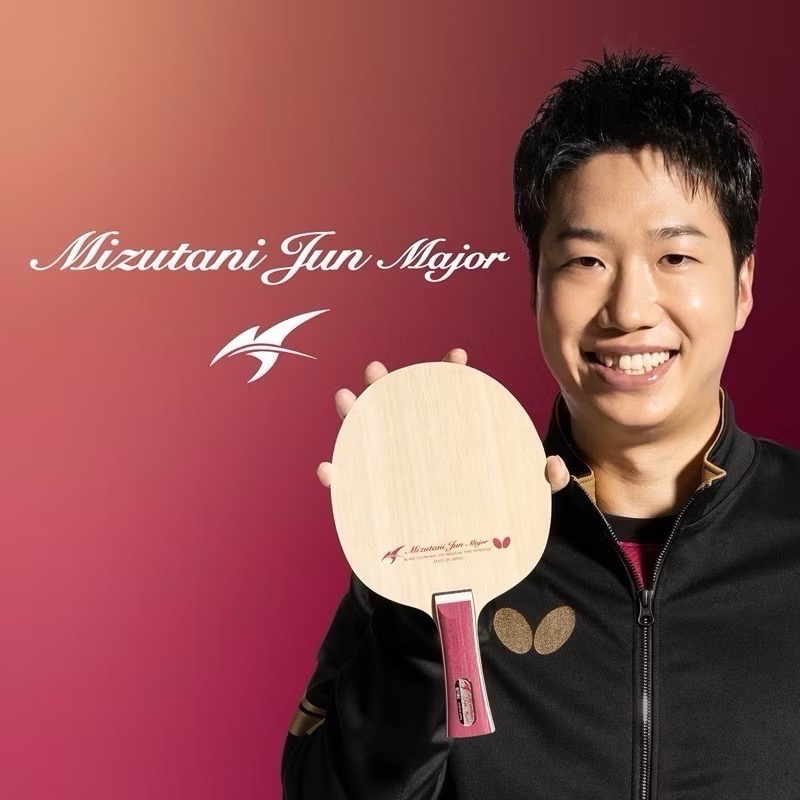 《桌球88》現貨🇯🇵日本製 BUTTERFLY 蝴蝶 水谷隼 純木五夾 水谷純木 桌球拍 水谷隼純木 FL-細節圖4