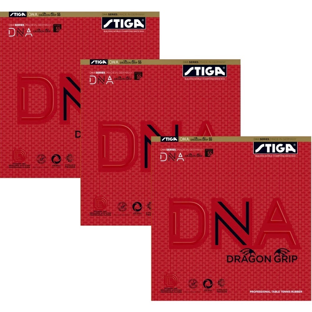 《桌球88》現貨德國製 STIGA 赤龍 DNA 微黏性膠皮 桌球膠皮 平面膠皮 DNA DRAGON GRIP-細節圖4