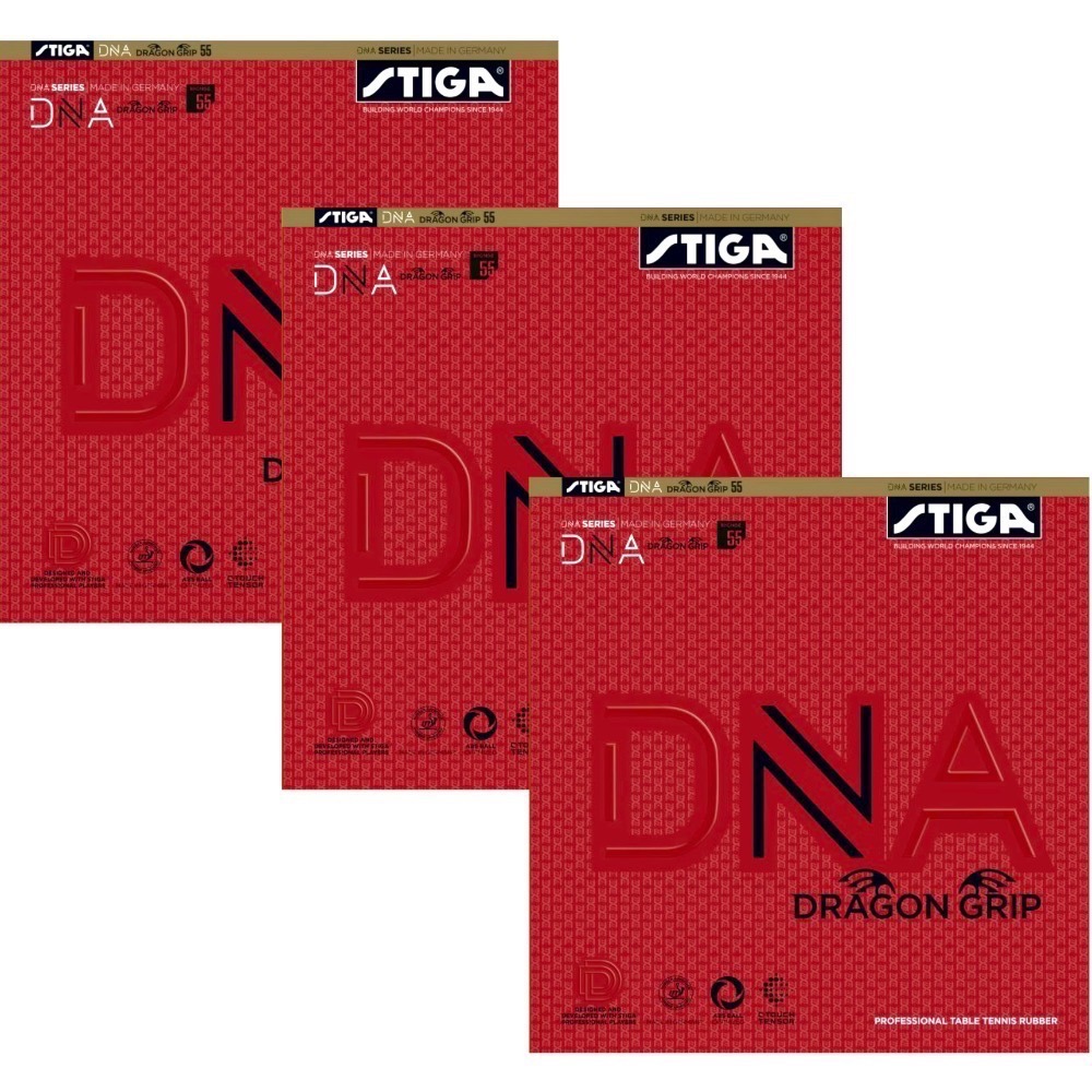 《桌球88》現貨德國製 STIGA 赤龍 DNA 微黏性膠皮 桌球膠皮 平面膠皮 DNA DRAGON GRIP-細節圖4