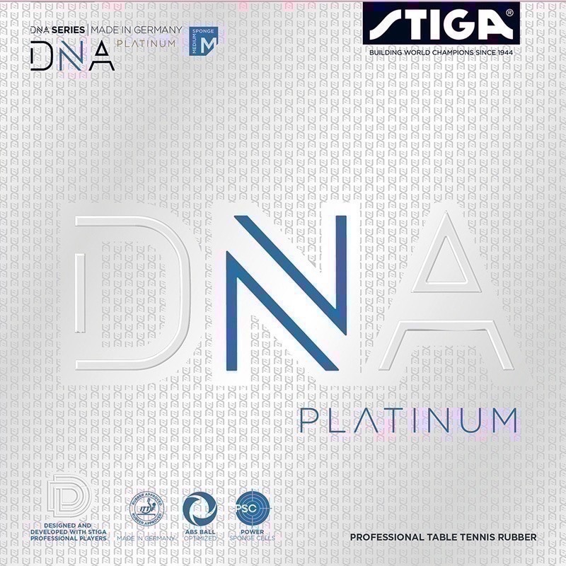 《桌球88》全新現貨 德國製 STIGA 白金 DNA 白金版 XH H M S DNA PLATINUM 桌球膠皮-細節圖2