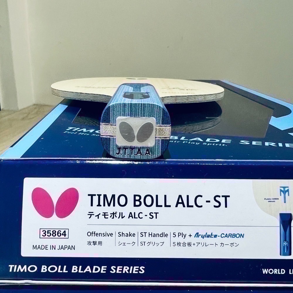 《桌球88》全新現貨 日版 蝴蝶 波爾 ALC Butterfly Timo Boll ALC 日本製桌球拍 波劍-細節圖2