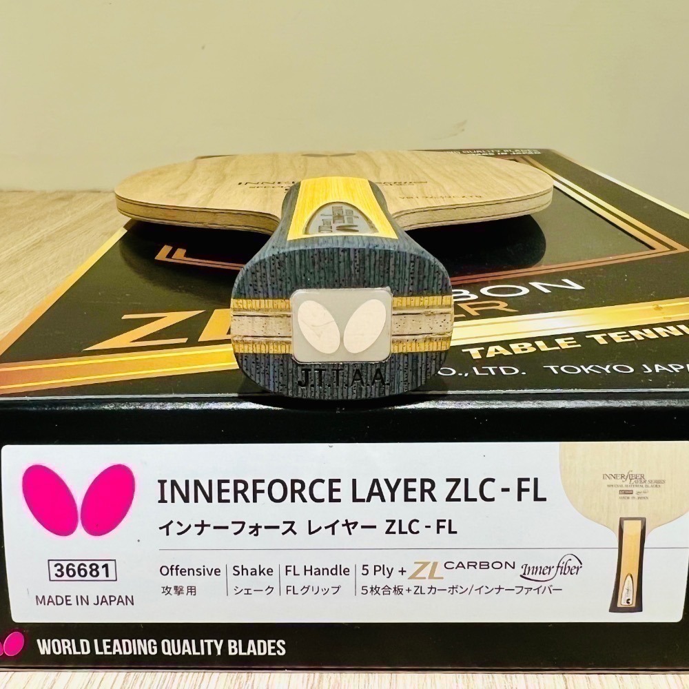 《桌球88》現貨日版 Butterfly 內力 ZLC 蝴蝶 內力 ZLC 日本製 張怡寧 女王權杖-細節圖2