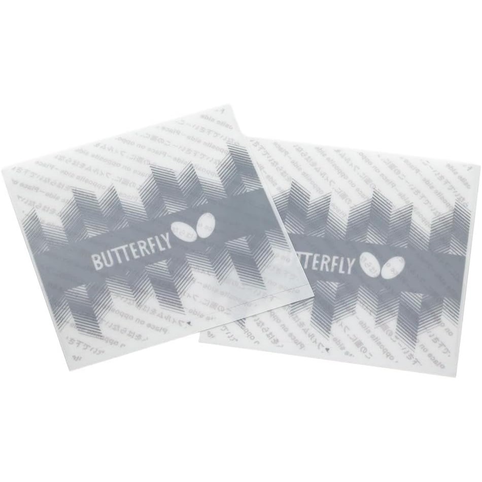 《桌球88》現貨2025新款 日本製 BUTTERFLY 蝴蝶 黏性保護貼 2片裝 膠皮保護貼 澀性膠皮專用 膠皮保護膜-細節圖2