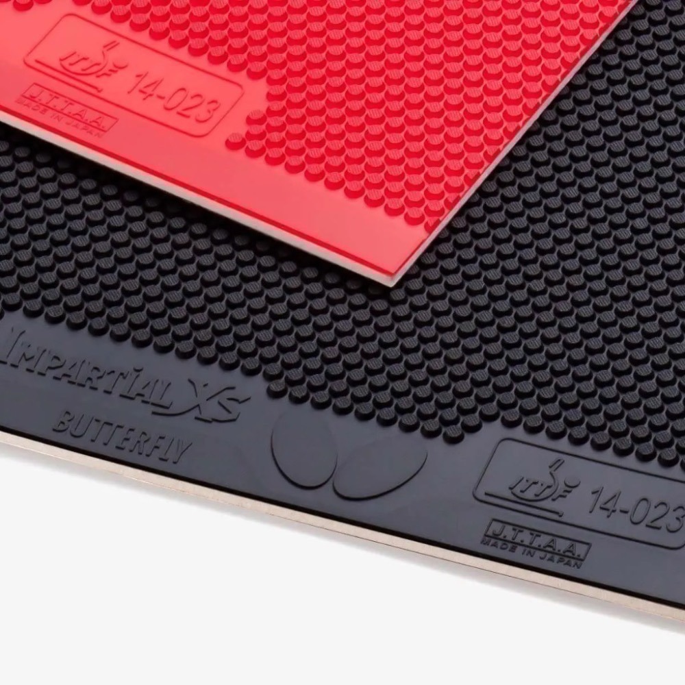 《桌球88》現貨日版 Butterfly 蝴蝶 Impartial XS 短顆粒 🇯🇵日本製 短顆粒膠皮 短顆-細節圖2