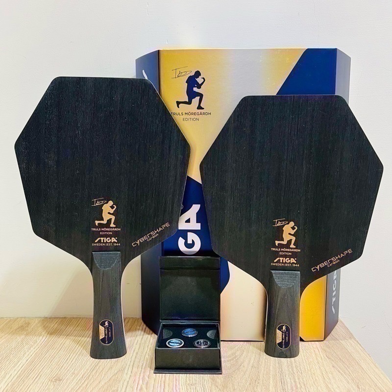 《桌球88》現貨瑞典製 STIGA 金標莫雷高德 砝碼版 賽博六角拍 CYBERSHAPE CARBON CWT 桌球拍-細節圖5