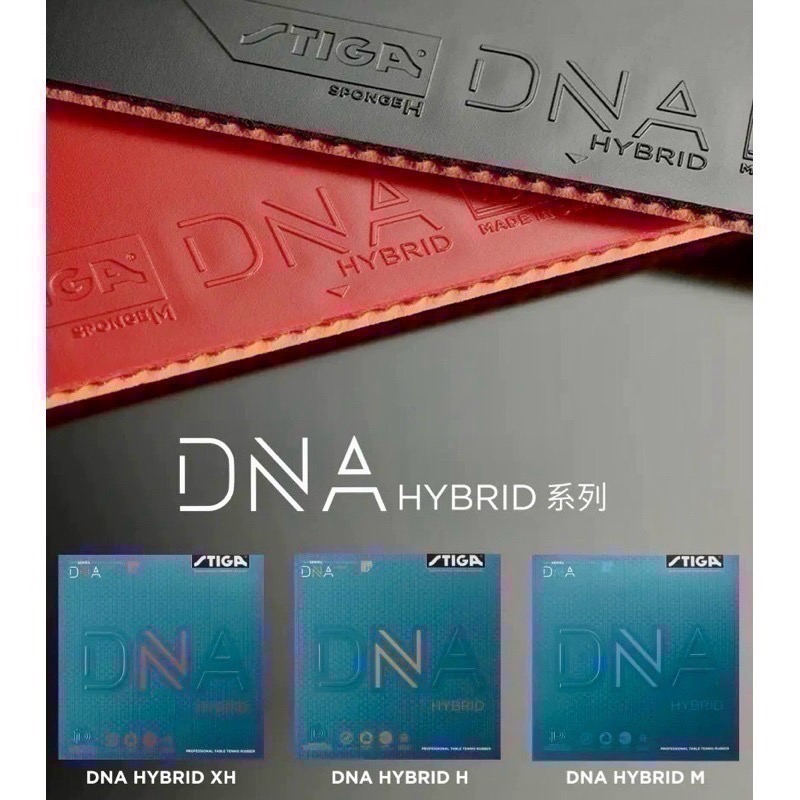 《桌球88》現貨 德國製 STIGA DNA HYBRID M H XH 微黏性膠皮 桌球膠皮 平面膠皮-細節圖2