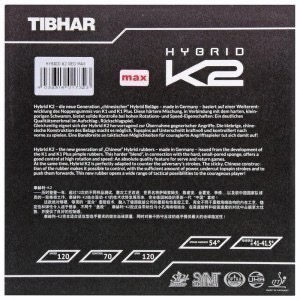 《桌球88》現貨德國製 Tibhar Hybrid K2 挺拔 K2 黏性膠皮 桌球膠皮 平面膠皮-細節圖4