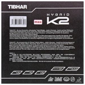 《桌球巨人》現貨德國製 Tibhar Hybrid K2 挺拔 K2 黏性膠皮 桌球膠皮 平面膠皮-細節圖2