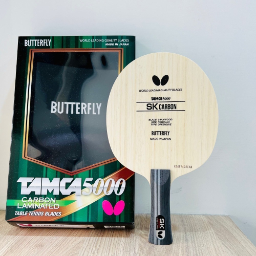 《桌球88》全新現貨 日版 Butterfly 蝴蝶 🇯🇵日本製 SK CARBON T5000 Tamca 5000