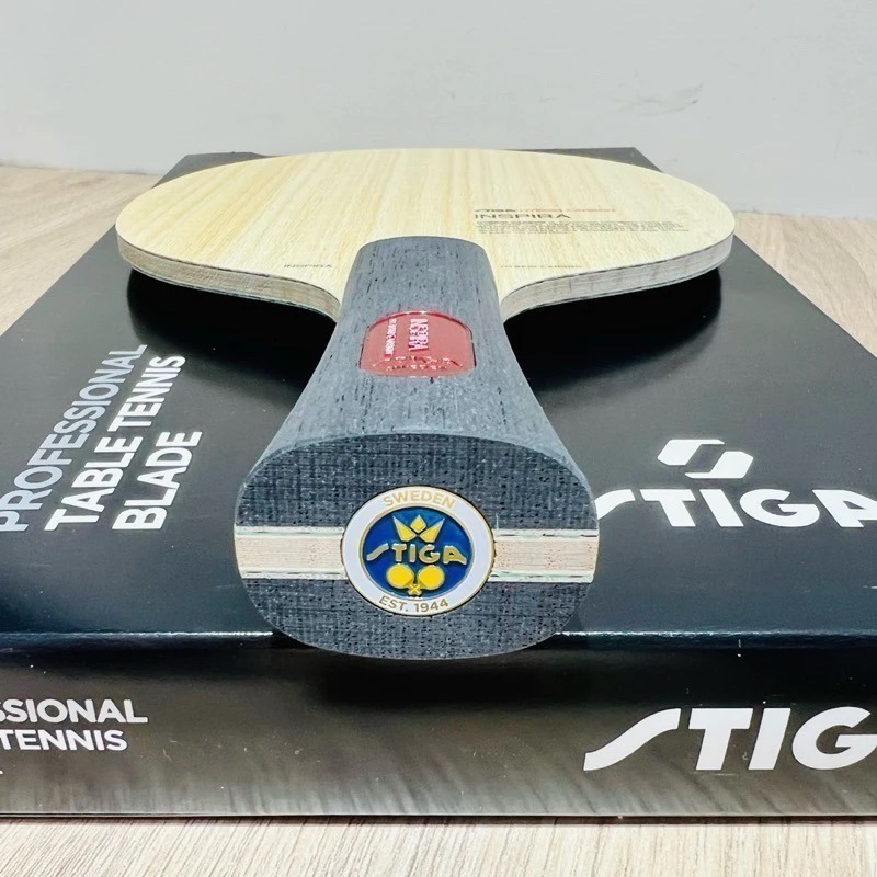 《桌球88》全新 STIGA 紅標 靈感混碳 袁勵岑 INSPIRA HYBRID CARBON 桌球拍-細節圖3