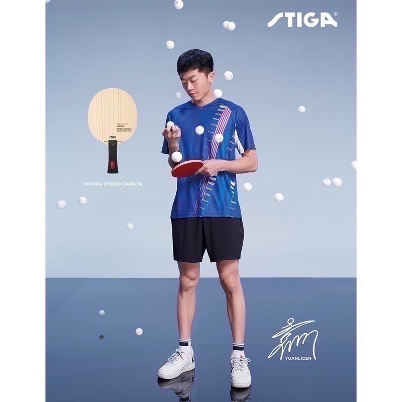 《桌球88》全新 STIGA 紅標 靈感混碳 袁勵岑 INSPIRA HYBRID CARBON 桌球拍-細節圖5