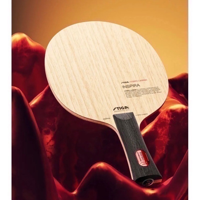 《桌球88》全新 STIGA 紅標 靈感混碳 袁勵岑 INSPIRA HYBRID CARBON 桌球拍-細節圖7