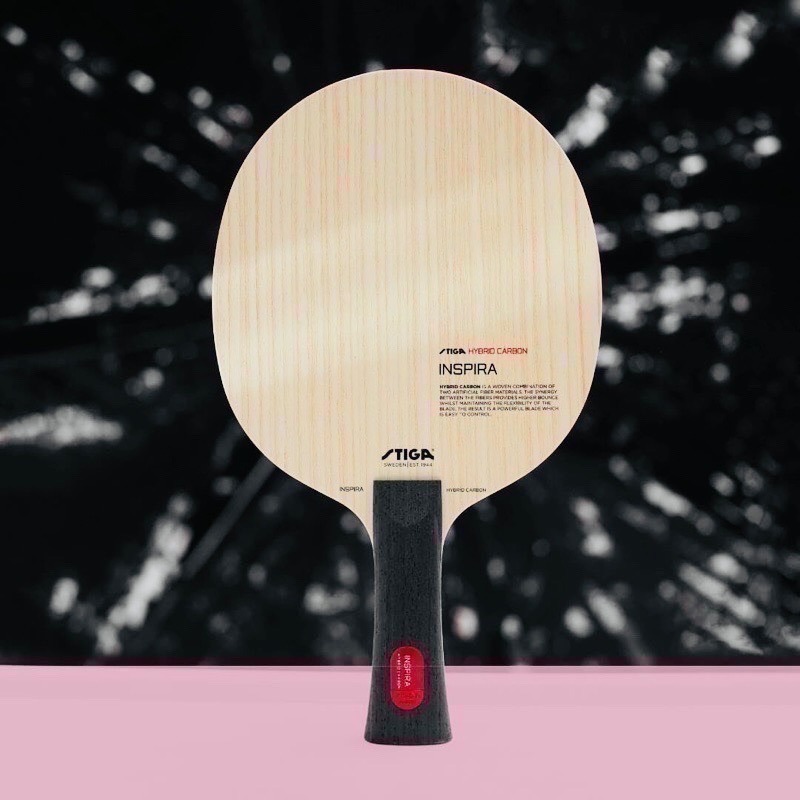 《桌球88》全新 STIGA 紅標 靈感混碳 袁勵岑 INSPIRA HYBRID CARBON 桌球拍-細節圖8