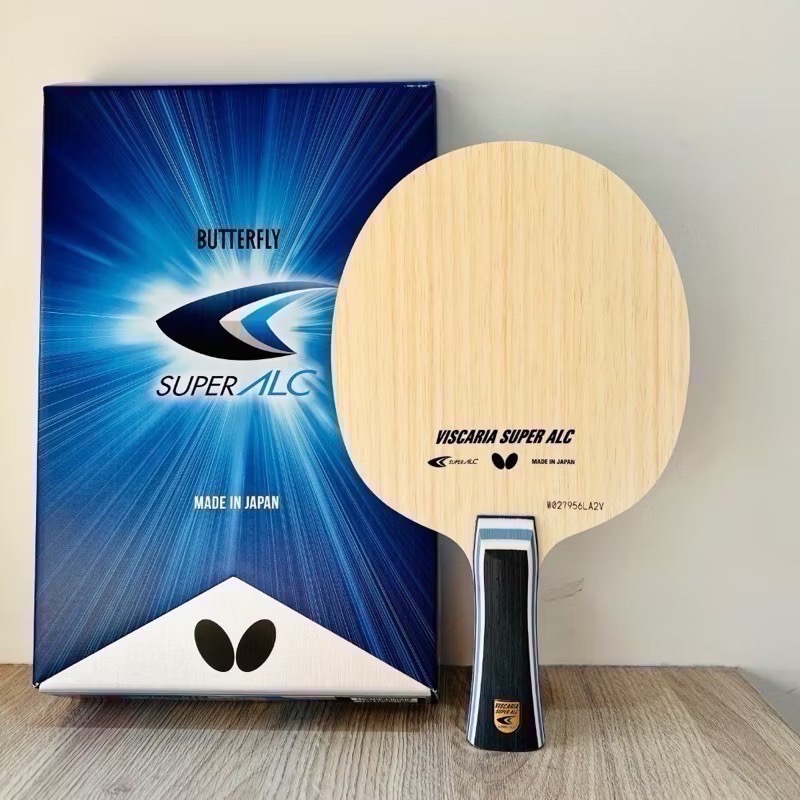 《桌球88》現貨日本製 林昀儒使用 蝴蝶 超級蝴蝶王 Butterfly VISCARIA SUPER ALC 桌球拍-細節圖5