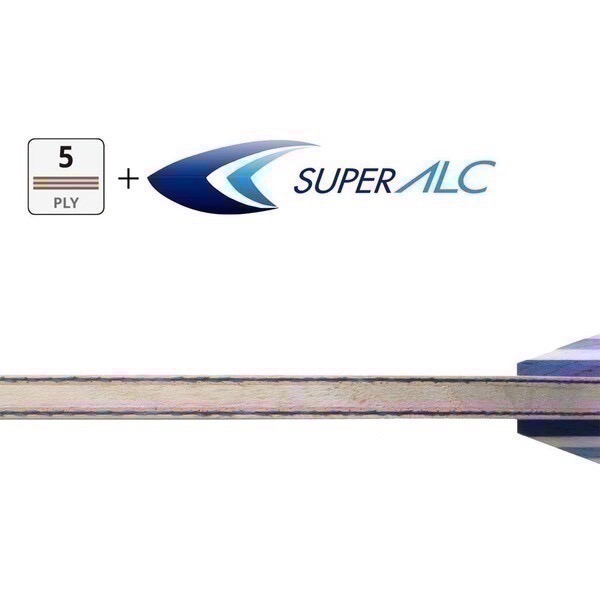 《桌球88》現貨日本製 林昀儒使用 蝴蝶 超級蝴蝶王 Butterfly VISCARIA SUPER ALC 桌球拍-細節圖9