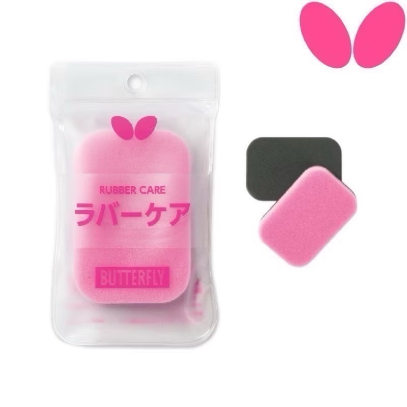 《桌球88》現貨日本製 蝴蝶 桌球膠皮清潔劑 Butterfly 桌球膠皮清潔海綿 桌球拍清潔劑專用海綿 專業膠皮清潔液-細節圖5