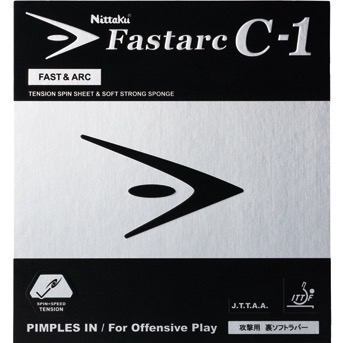 《桌球88》全新現貨 Nittaku Fastarc C1 C-1 🇩🇪德國製桌球膠皮 平面膠皮