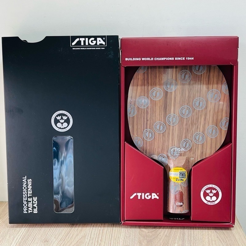 《桌球88》全新瑞典製 紅標 STIGA 胡桃升級 CCF 極強純木升級版 許昕 INTENSE CCF 5+2內置纖維-細節圖2