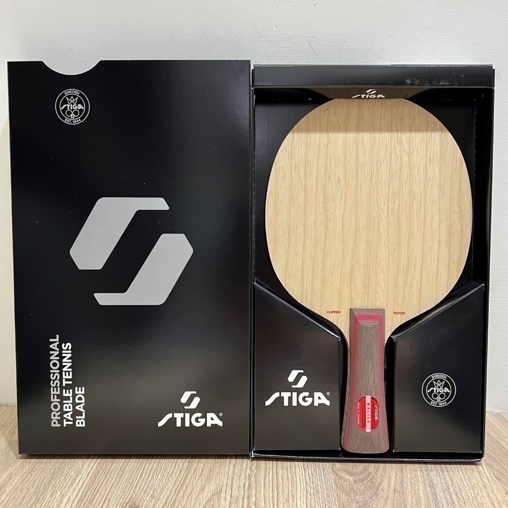 《桌球巨人》現貨特選歐版 瑞典製 STIGA CLIPPER WOOD CL 純木七夾 桌球拍 FL ST CS直拍-細節圖3