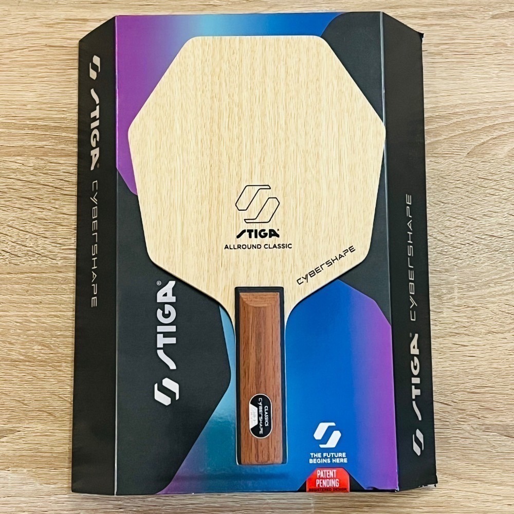 《桌球88》現貨瑞典製 STIGA 賽博AC 賽博六角拍 純木五夾 CYBERSHAPE WOOD 賽博純木 賽博6-細節圖2