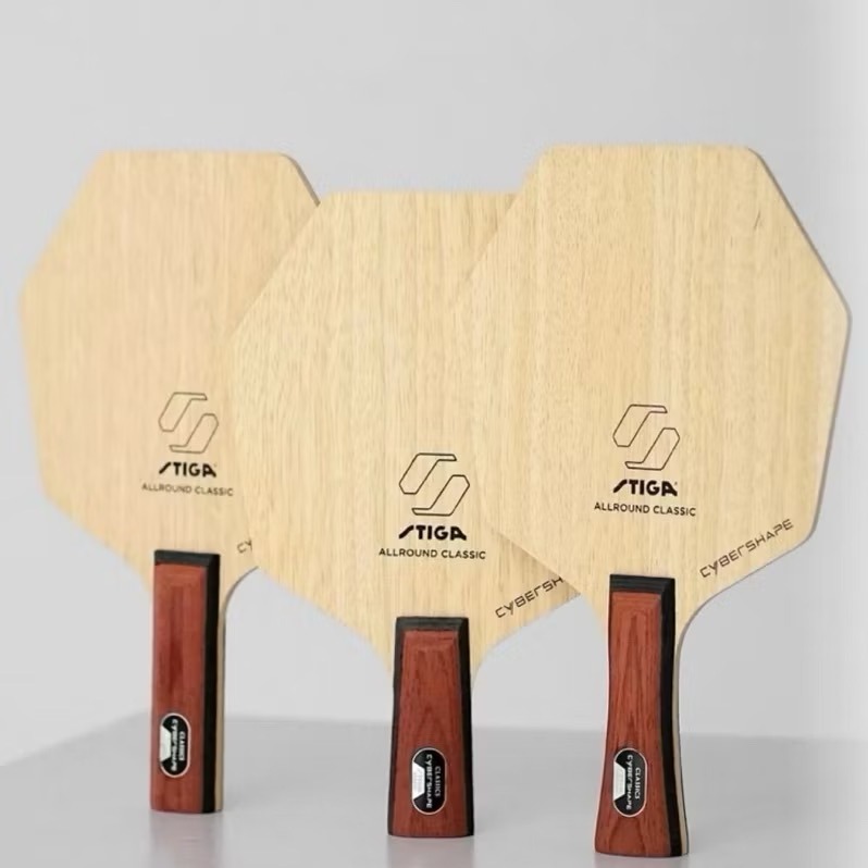 《桌球88》現貨瑞典製 STIGA 賽博AC 賽博六角拍 純木五夾 CYBERSHAPE WOOD 賽博純木 賽博6-細節圖4