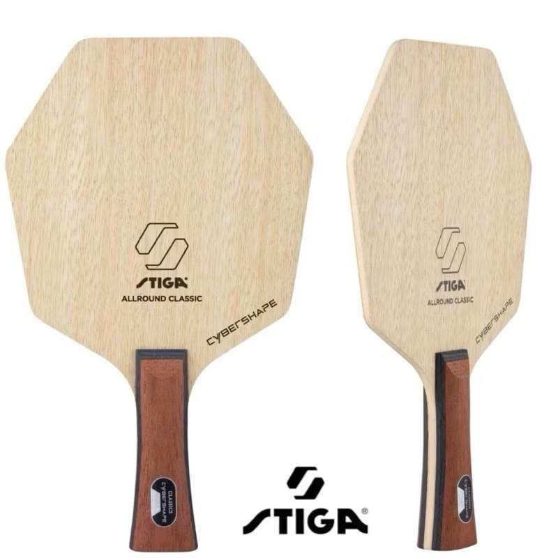 《桌球88》現貨瑞典製 STIGA 賽博AC 賽博六角拍 純木五夾 CYBERSHAPE WOOD 賽博純木 賽博6-細節圖5