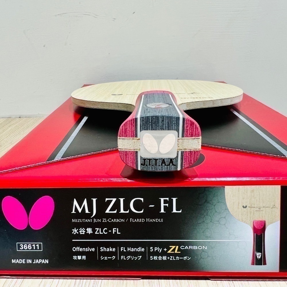 《桌球88》現貨日版 蝴蝶 水谷隼 ZLC Butterfly Mizutani Jun ZLC-細節圖3