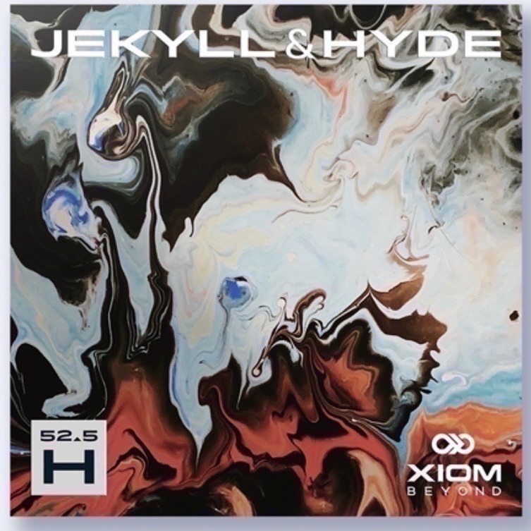 《桌球88》現貨德國製 XIOM H52.5 雙面人 微黏性膠皮 JEKYLL & HYDE 桌球膠皮-細節圖3