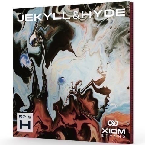 《桌球巨人》現貨德國製 XIOM H52.5 雙面人 微黏性膠皮 JEKYLL & HYDE 桌球膠皮-細節圖6