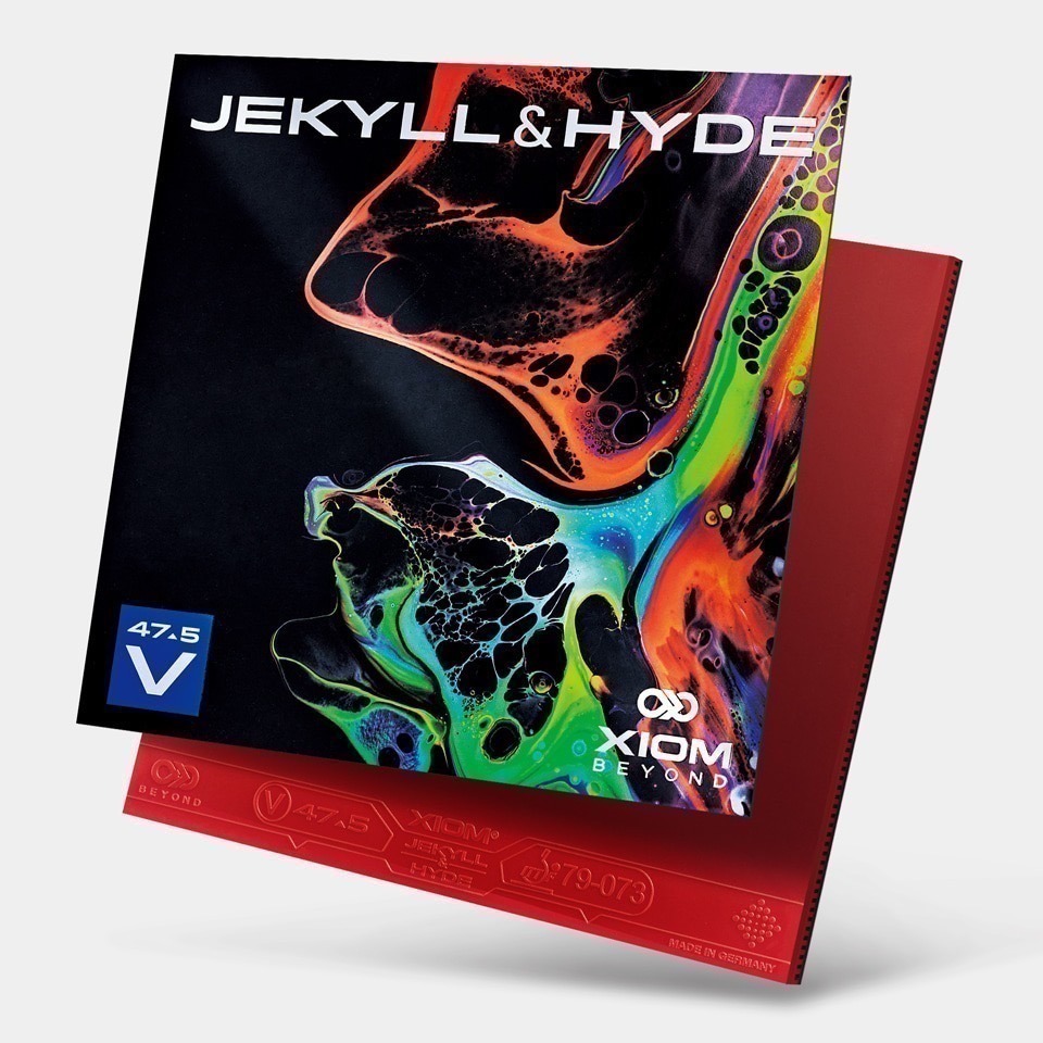 《桌球巨人》 現貨德國製 XIOM V47.5 雙面人 V52.5 澀性膠皮 JEKYLL & HYDE 桌球膠皮-細節圖4