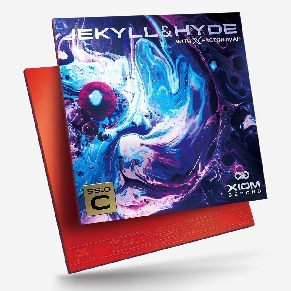 <桌球88> 現貨德國製 雨果使用 XIOM C55 C52.5 C57.5 J&H 微黏性膠皮 桌球膠皮-規格圖11