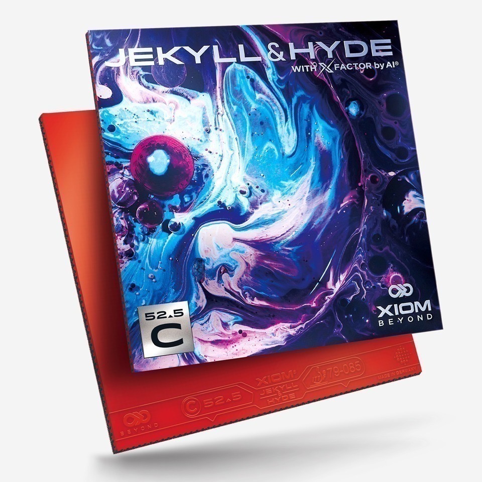 <桌球88> 現貨德國製 雨果使用 XIOM C55 C52.5 C57.5 J&H 微黏性膠皮 桌球膠皮-規格圖11