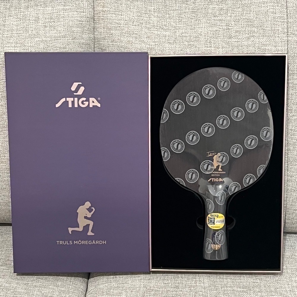 《桌球88》全新瑞典製 STIGA 金標莫雷高德 圓拍 一般版型 莫雷碳素 圓形賽博6 Cybershape-細節圖2