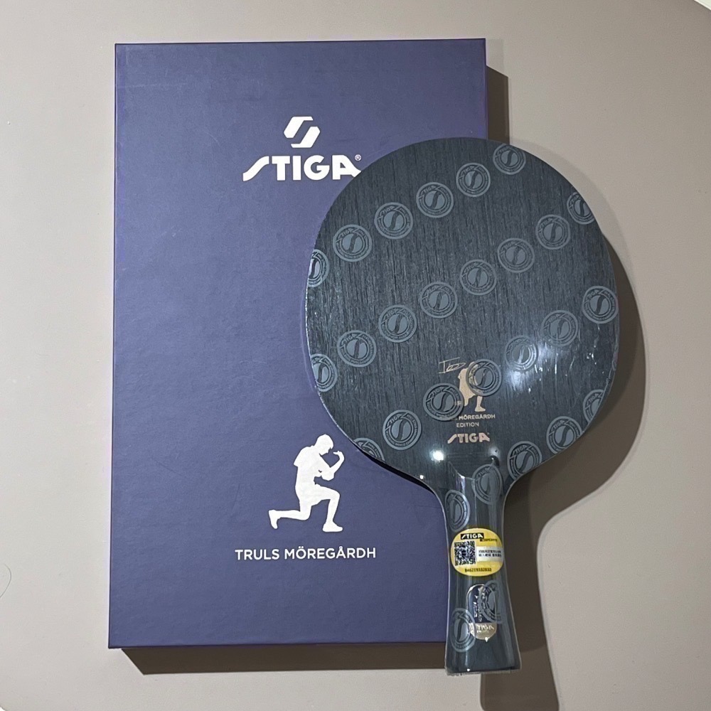 《桌球88》全新瑞典製 STIGA 金標莫雷高德 圓拍 一般版型 莫雷碳素 圓形賽博6 Cybershape-細節圖4