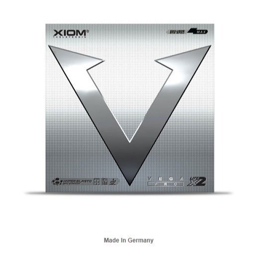 《桌球88》現貨🇩🇪德國製 XIOM VEGA PRO 專業版 銀V 黑色碳素海綿 桌球膠皮 平面內能膠皮-細節圖5