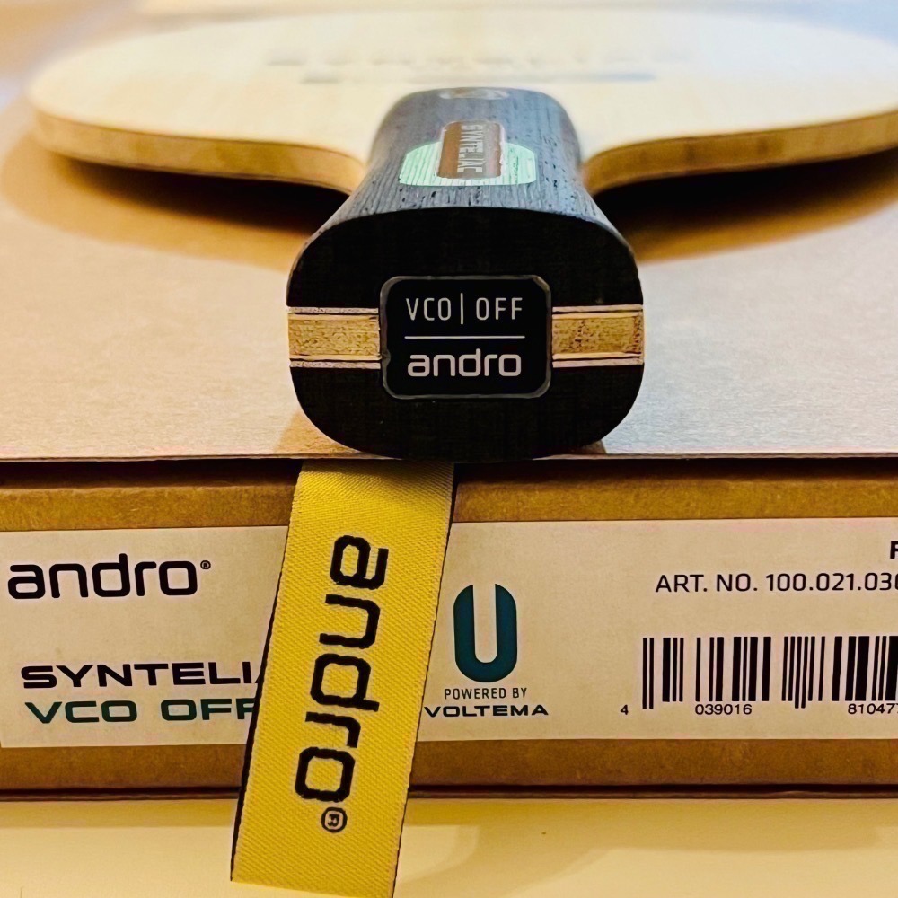 《桌球88》現貨 高承睿使用 ANDRO SYNTELIAC VCO OFF 外置綠芳碳 桌球拍 乒乓球拍-細節圖3