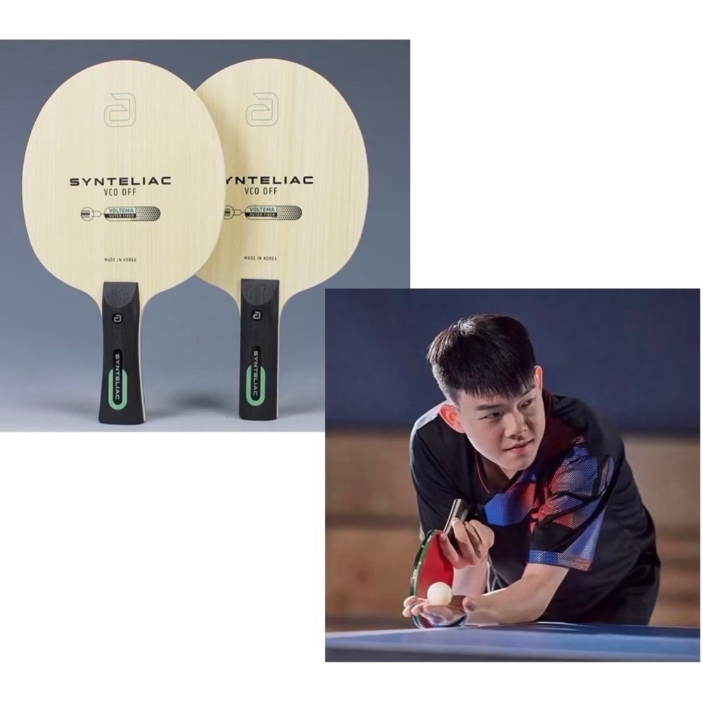 《桌球88》現貨 高承睿使用 ANDRO SYNTELIAC VCO OFF 外置綠芳碳 桌球拍 乒乓球拍-細節圖10
