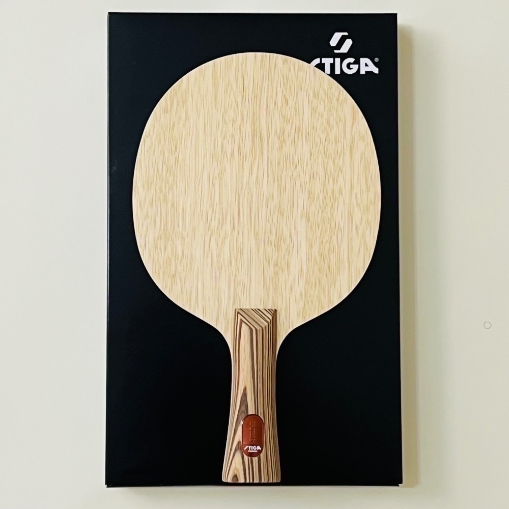 《桌球88》現貨歐洲進口 瑞典製 STIGA 純力 Pure 圓拍 賽博六角拍 純木七夾 Cybershape 桌球拍-細節圖2