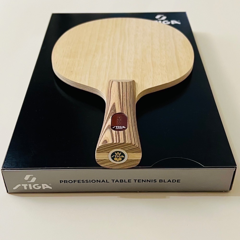 《桌球88》現貨歐洲進口 瑞典製 STIGA 純力 Pure 圓拍 賽博六角拍 純木七夾 Cybershape 桌球拍-細節圖4