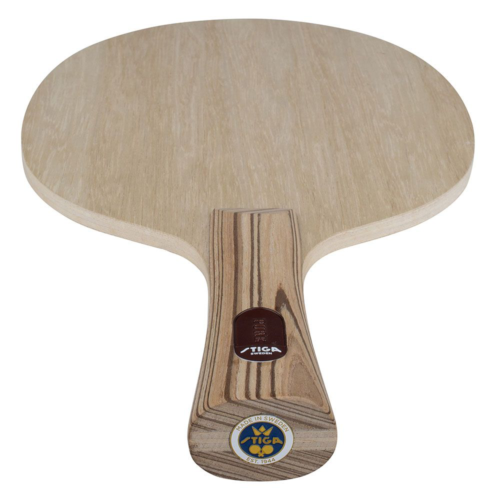 《桌球88》現貨歐洲進口 瑞典製 STIGA 純力 Pure 圓拍 賽博六角拍 純木七夾 Cybershape 桌球拍-細節圖8