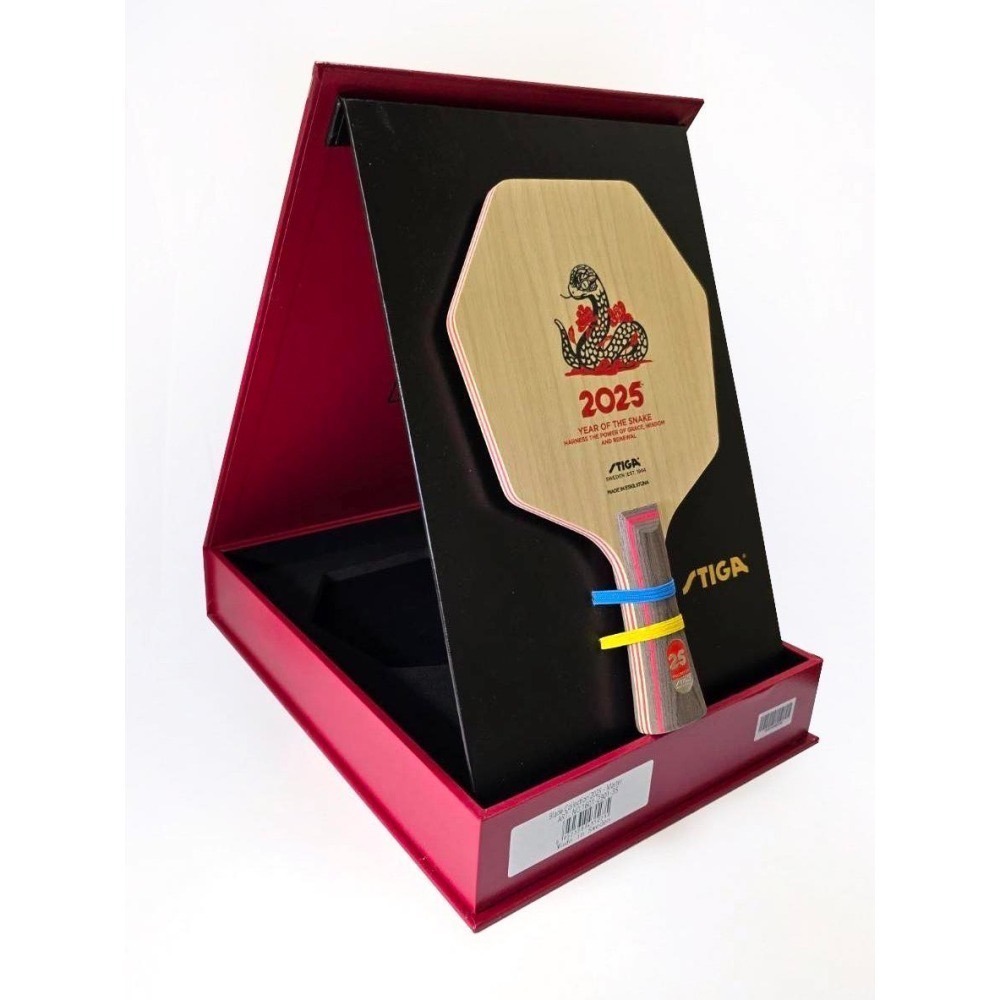 《桌球88》現貨瑞典製 STIGA 賽博CL 蛇年限定版 賽博六角拍 純木七夾 CYBERSHAPE CLIPPER-細節圖7