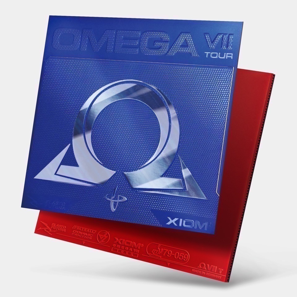 《桌球88》現貨日版🇩🇪德國製 Xiom Omega 7 Tour 澀性膠皮 平面膠皮 桌球膠皮-細節圖2