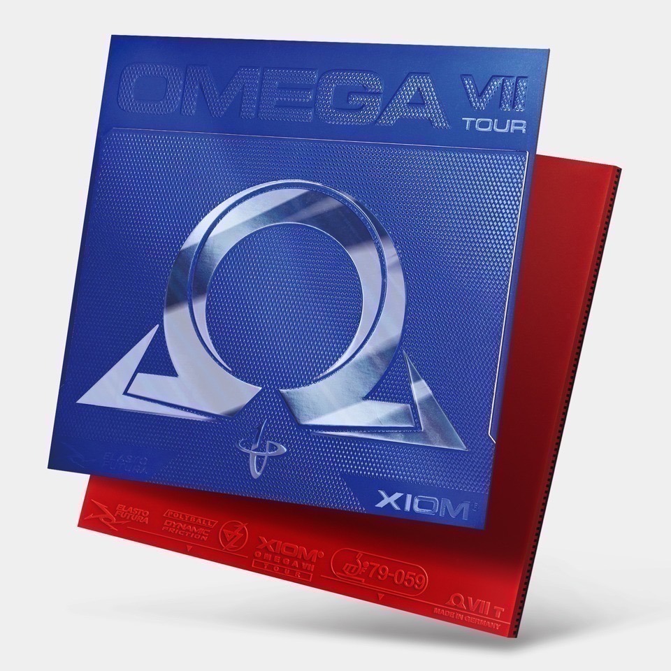 《桌球88》現貨日版🇩🇪德國製 Xiom Omega 7 Tour 澀性膠皮 平面膠皮 桌球膠皮-細節圖2