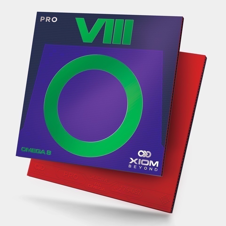 《桌球88》現貨🇩🇪德國製 Xiom Omega 8 PRO 澀性皮 / CHINA 微黏性膠皮 桌球膠皮-細節圖5