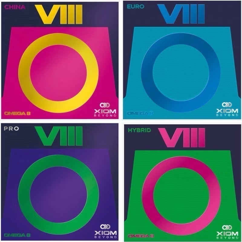 《桌球88》現貨🇩🇪德國製 Xiom Omega 8 PRO 澀性皮 / CHINA 微黏性膠皮 桌球膠皮-細節圖3