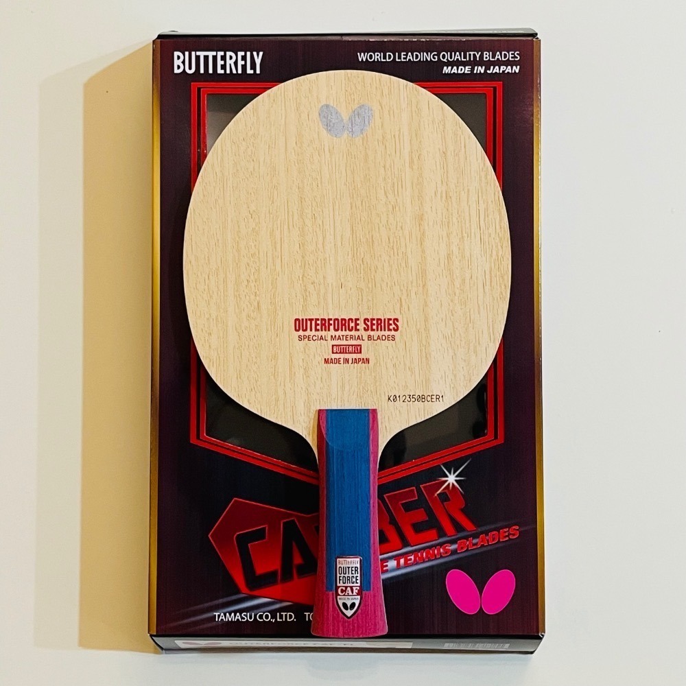 《桌球88》現貨日版 Butterfly 外力 OuterForce CAF 蝴蝶 日本製 桌球拍 CAFIBER-細節圖3